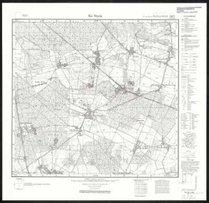Meßtischblatt 5474 : Gr. Stein, 1938 : Gr. Stein. - Hrsg. 1883, einz. Nachtr. 1929, gedr. [19]38. - 1:25000. - [Berlin]: Reichsamt für Landesaufnahme, 1938. - 1 Kt.