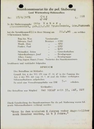 Weber, Otto