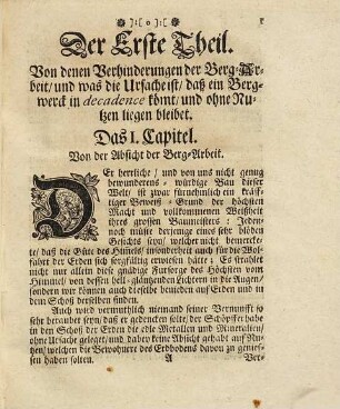 Neu-Erfundene Höchst nöthige, und sehr Einträgliche Elementar-Machine, oder Universal-Mittel, bey allerley Wasser-Hebungen : Wordurch man ohne Wind, ohne Flüsse, und ohne Menschen und Thiere Kräffte, allerley Mühl-Wercke, vehemente, continuirliche und egale Bewegungen machen, und die Wasser aus denen Tieffen erheben; Wie auch vom Horizont an, in die Höhe, über Berge und Thäler erzwingen kan. Absonderlich aber Können dardurch alle Hindernüssen in denen Bergwercken, welche entweder, vom Mangel der obern, oder vom Uberfluß der untern Wassern entstehen, ohne die sonst lang-weilige und kostbahre Stollen-Arbeit Auf eine sehr bequeme, und noch nie erhörte Weise, vom Grund ausgehoben, und mithin die allerwichtigste Vortheile, welche man bißher vergeblich gesucht, erlanget, und sowohl bey Bergwercks, als auch allen andern Mechanischen Operationen ... Die End-Absicht, und der intendirende Nutzen, viel sicherer und ehender, als mit denen andern jetzt-üblichen mechanischen Machinen und Künsten erreichet werden