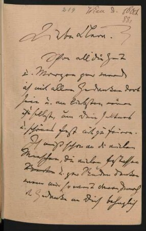 Brief an Clara Schumann : 16.10.1888