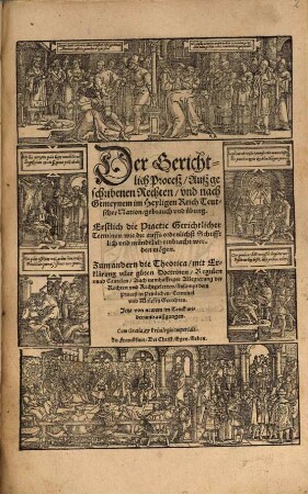 Der gerichtlich Proceß auß geschribenen Rechten ...