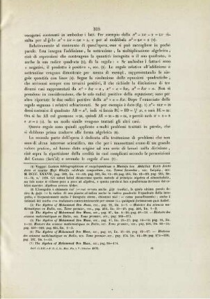 Storia delle matematiche presso gli Arabi del Dr. Ermanno Hankel (Fine).