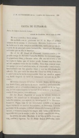 Carta de ultramar