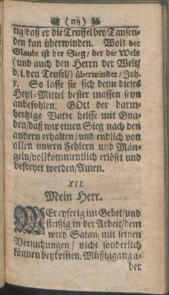XII. Mein Herr.
