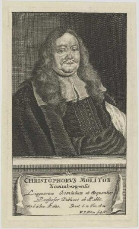 Bildnis des Christophorvs Molitor