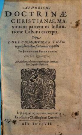 Aphorismi Doctrinae Christanae