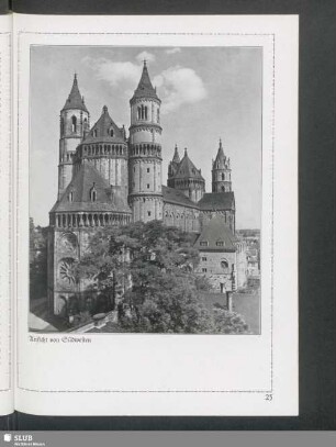 Dom zu Worms. Ansicht von Südwesten