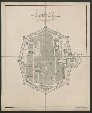 Landau im Jahr 1829