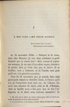 Journal et fragments : Publ. avec l'assentiment de sa famille