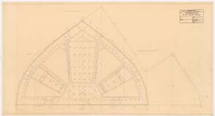 Haus des Rundfunks, Berlin-Charlottenburg: Grundriss Fundamente 1:200