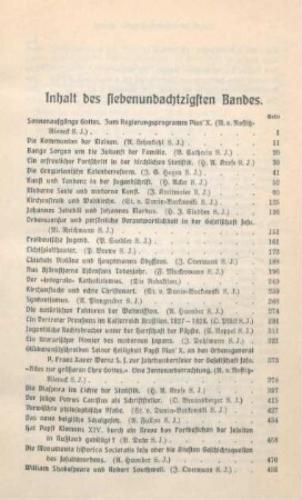 III-IV Inhaltsverzeichnis