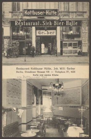 Ansichtskarte Restaurant "Kottbuser Hütte" [1/2]