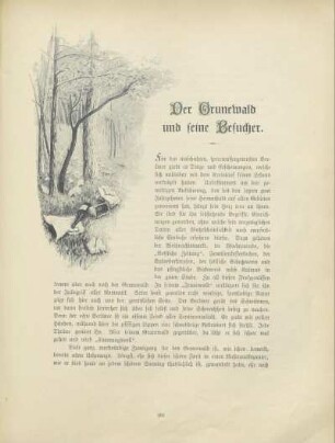 Der Grunewald und seine Besucher