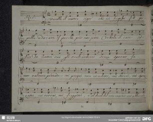 Recitativo: Vuolle il vostro rigor che vi fugissi