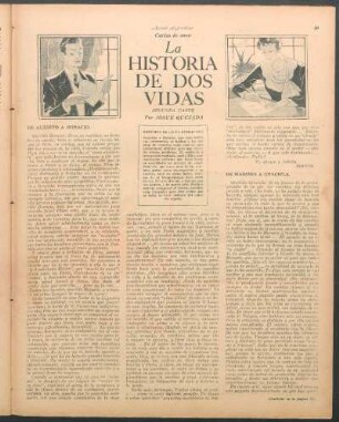 La historia de dos vidas : Cartas de amor