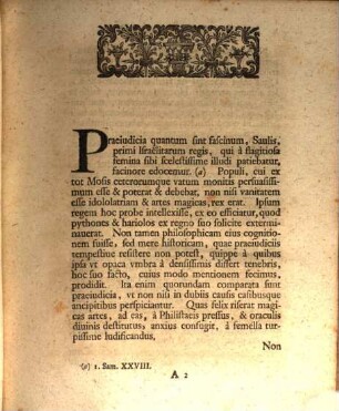 Pauca de Endorensi praestigiatrice praefatur Andreas Georgius Waehner