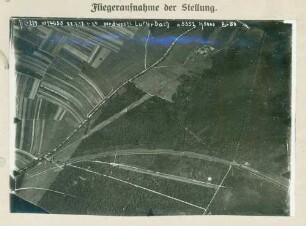 Foto der Batteriestellung Lutterbach nordwestlich von Lutterbach (Luftbild)