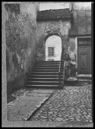 Reval, Tallinn: Treppe, das Nadelöhr [Reproduktion eines Fotos]