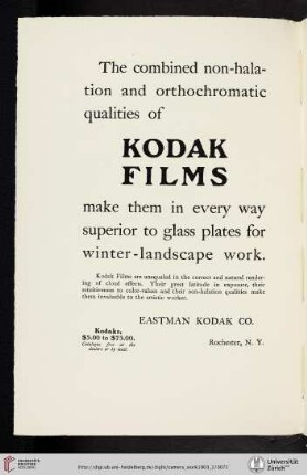 Eastman Kodak Co. [Kodak Films]