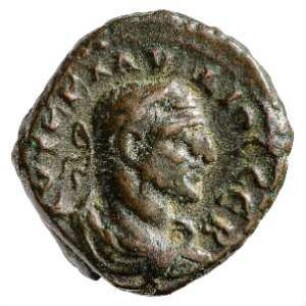 Münze, Tetradrachme, (Geißen); 268 / 269 n. Chr. (SNG)