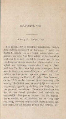 Hoofdstuk VIII. Vervolg des oorlogs. 1825