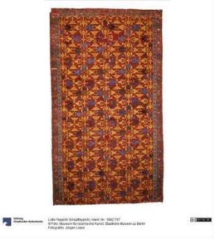 Lotto-Teppich (Knüpfteppich)