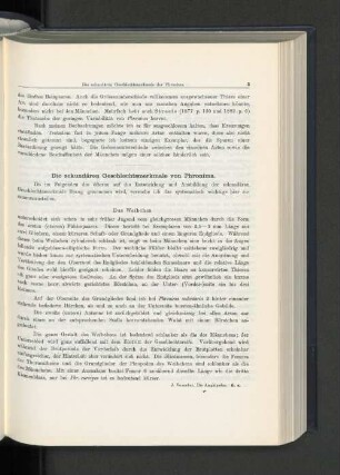 Die sekundären Geschlechtsmerkmale von Phronima.