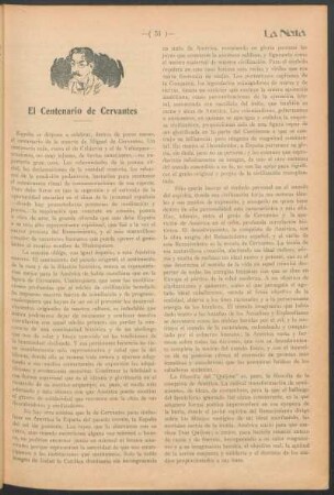 El Centenario de Cervantes