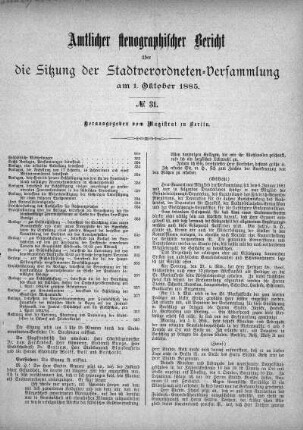 No. 31, 1. Oktober 1885