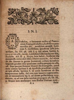 Apostolos Spiritu Sancto repletos cum Pentecostalia sacra ... celebranda ... indicenda essent perpendit Io. Martinus Chladenius