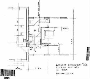 Kirchheim (Teck) Süd: WC Einbau Empfangsgeb.
