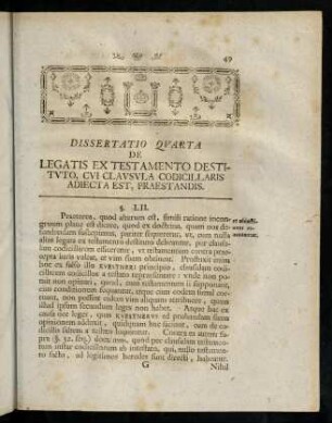 49-63, Dissertatio Quarta