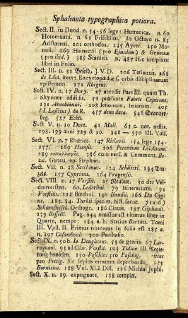 Sphalmata typographica potiora.