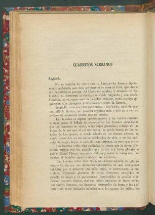 Cuadritos serranos