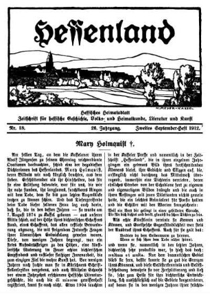 Nr. 18, Zweites September-Heft 1912