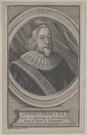 Bildnis des Anthonius Günter I., Graf von Oldenburg