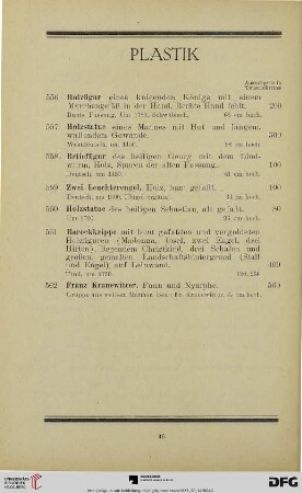 Plastik (Nr. 556-562)