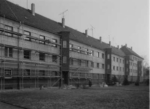 Dresden-Friedrichstadt, Gohliser Straße 44/38. Wohnhäuser (Städtische Pflegerwohnungen; 1925-1926, P. Wolf)
