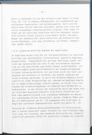 1.3.3. Landwirtschaftliche Aspekte des Hügellandes