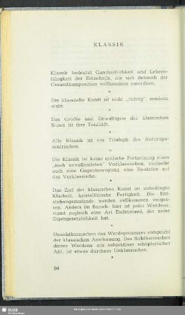 Klassik