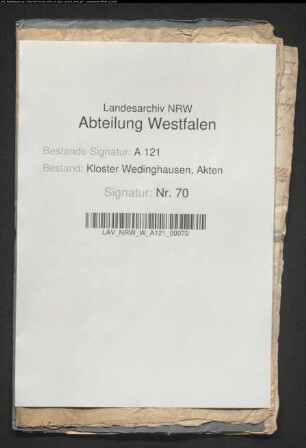 Forderung des Bernard Hoyng, Bürger in Arnsberg, an den Kotten Kötter in Müschede.