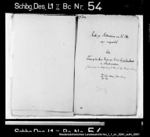 Schuldforderung des Hans Voß zu Hildesheim an Levin de Wendt