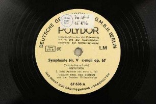 Symphonie Nr. V c-moll op. 67