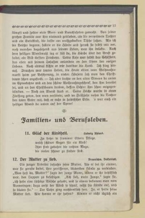 Familien- und Berufsleben