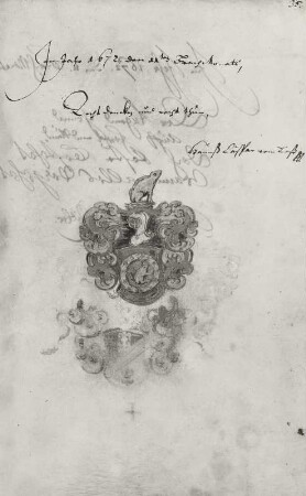 "Wapen-Buch derer unter ... (Herzog August zu Sachsen) als erwehltem Ober-Haupte des Palmen-Ordens eingenommenen Fruchtbringenden Gesellschaffter ..."