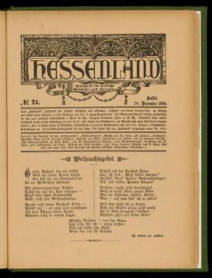 No. 24, 20. Dezember 1888