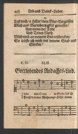 [Lob- und Danck-Lieder].