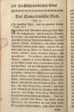 Das Samaritanische Weib. Joh. 4.