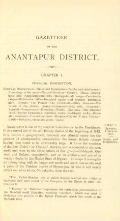 Chapter I. Physical description