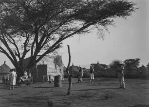 Siedlung : Hütten in einer Siedlung nahe der eritreisch-sudanesischen Grenze